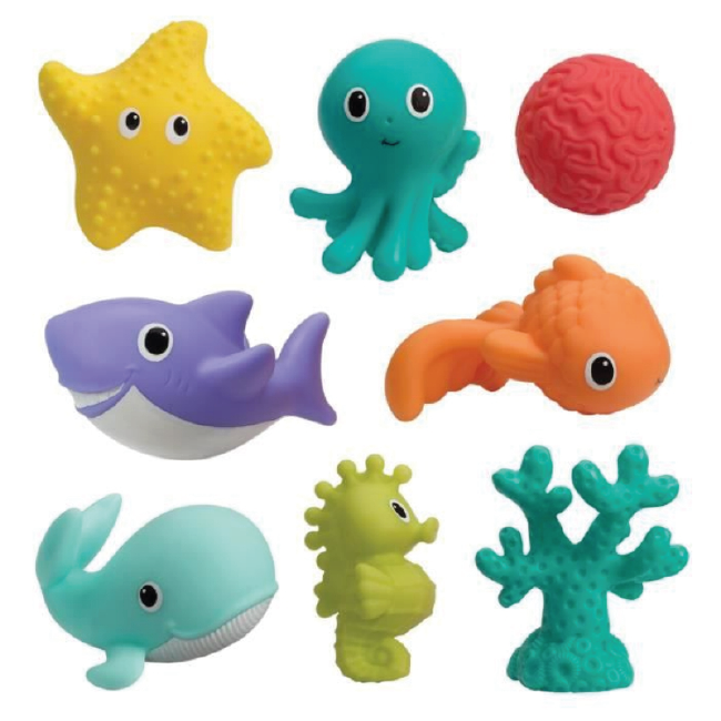 8X Jouets de Bain Aquarium